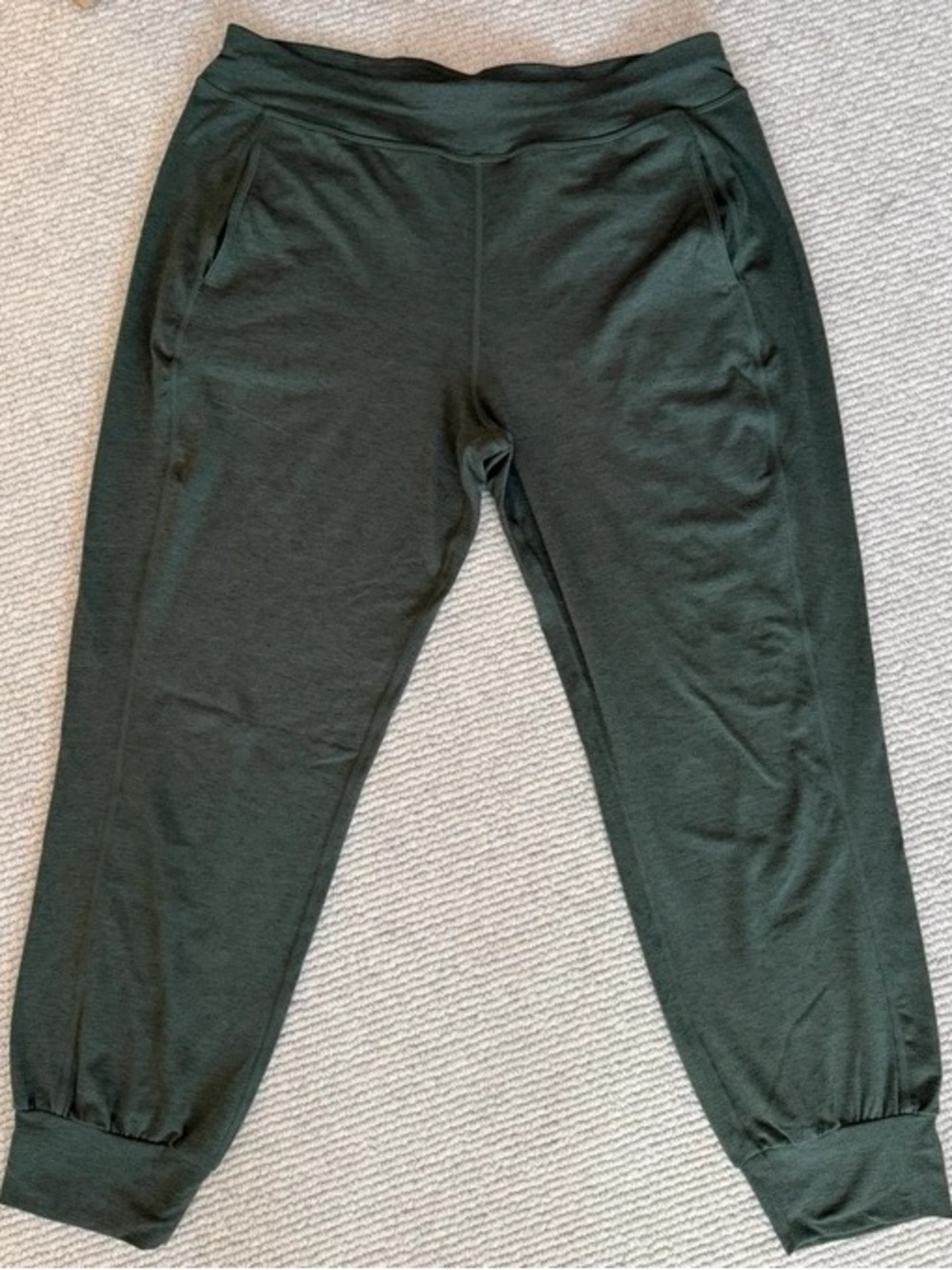 Kids Dark Green Jogger Pants
